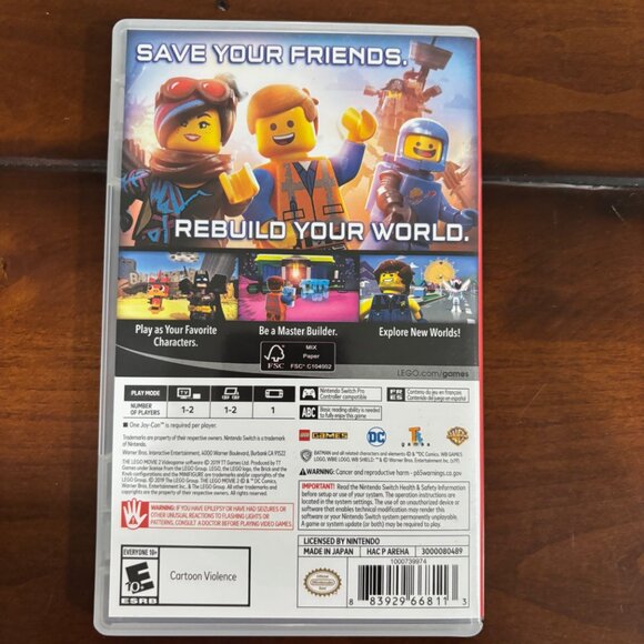 The Lego Movie 2 Videogame (Nintendo Switch) - Picture 2 of 3